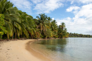 een van de prachtige stranden van Bocas del Toro