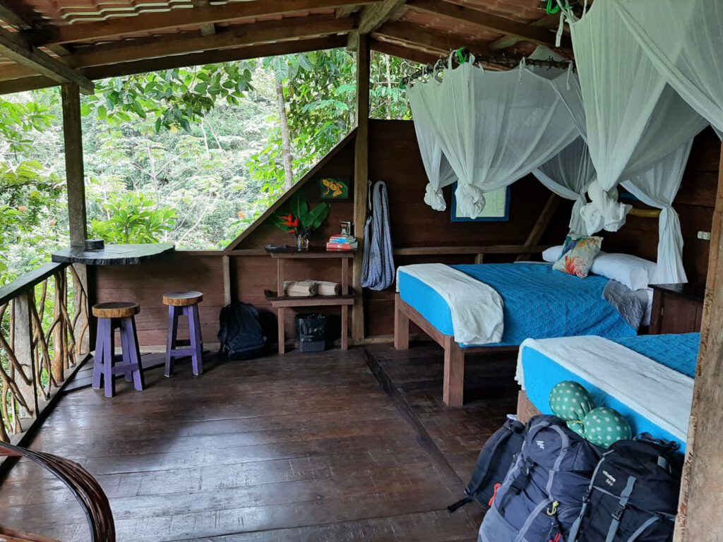 Een van de mooiste overnachtingen in Panama, Rambala lodge