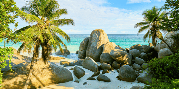 Prachtige stranden op de Seychelen