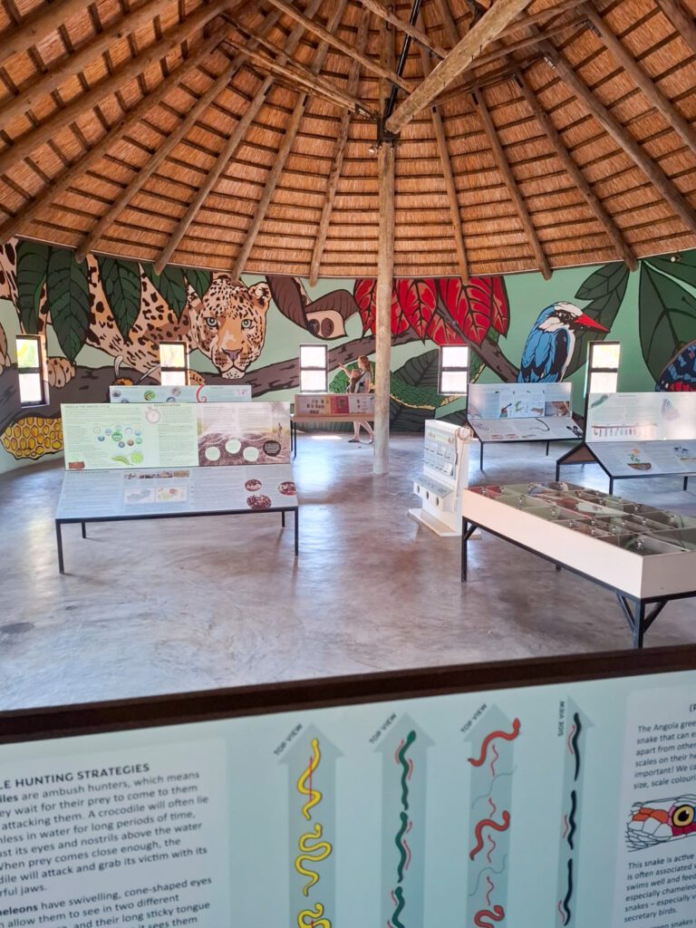 Het Discovery Centre in Lusaka Nationaal Park